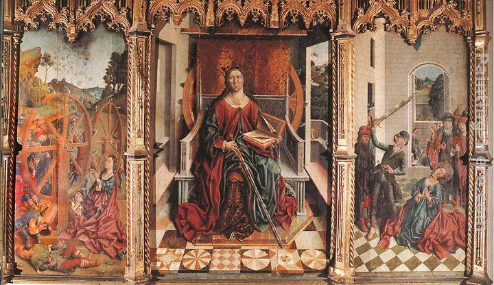 Fernando Gallego Triptych of St Catherine